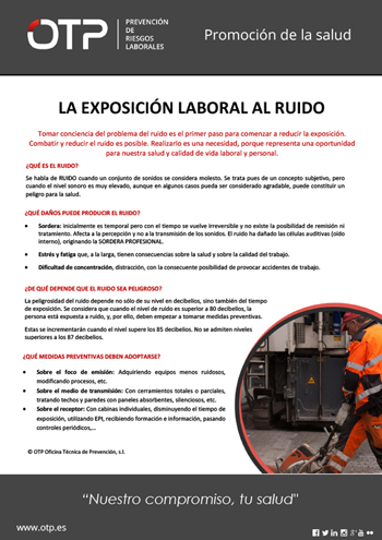 exposición a ruido promoción de la salud