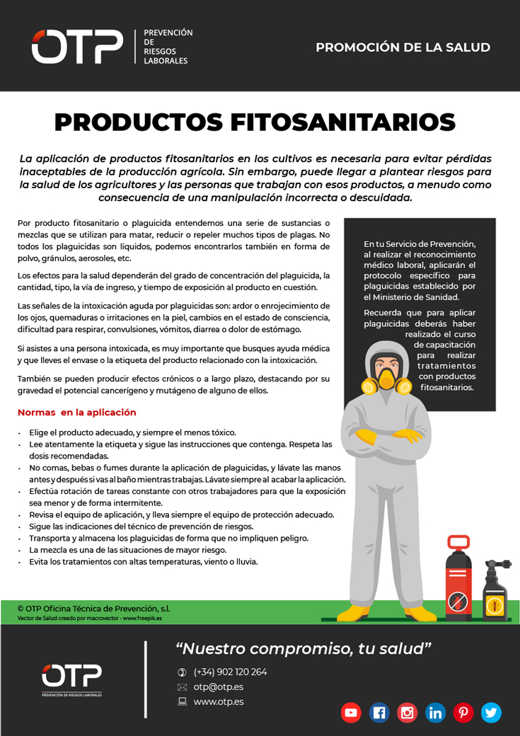 Promocion de la salud productos fitosanitarios