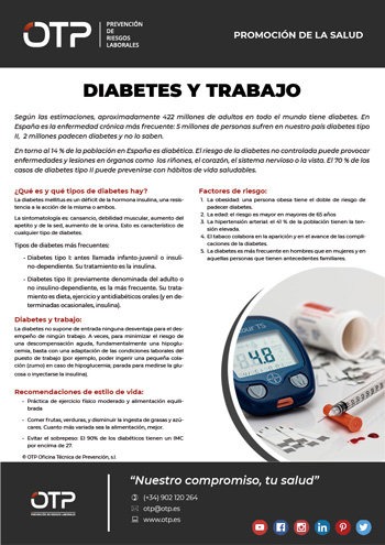 DIABETES Y TRABAJO