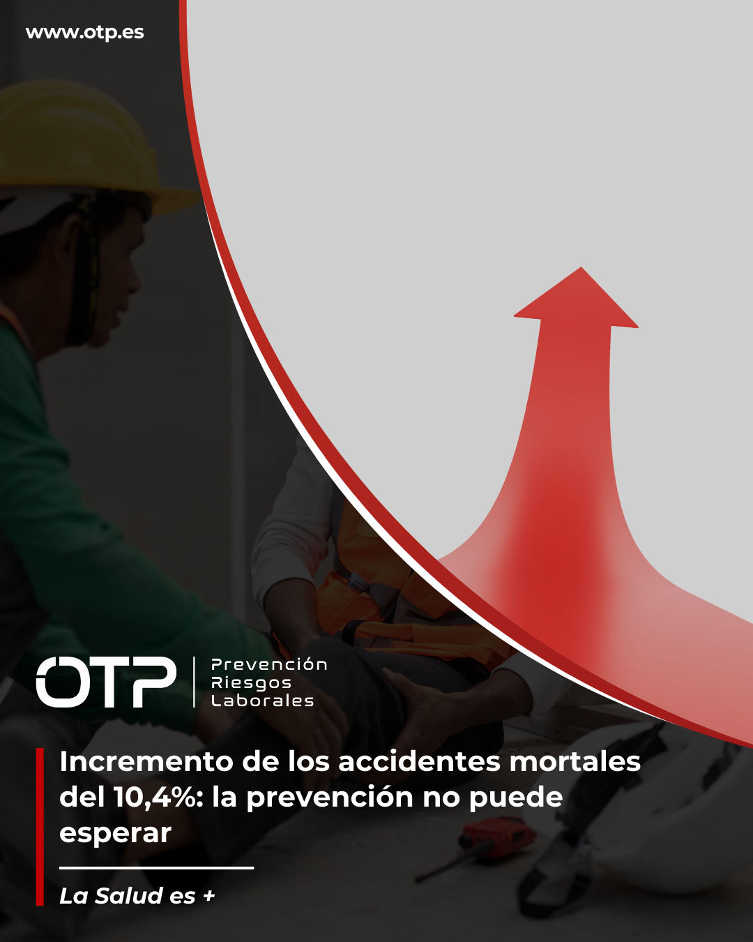 Incremento de los accidentes mortales del 10,4%: la prevención no puede esperar
